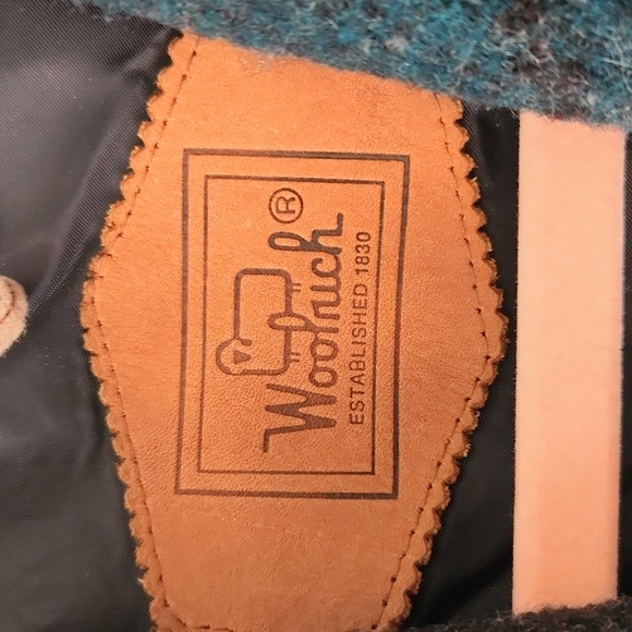 Vintage Woolrich Oversized Argyle Wool Southwestern Jacket Size M - Picture 5 of 10